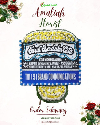 Papan Bunga Duka di Gebang Raya